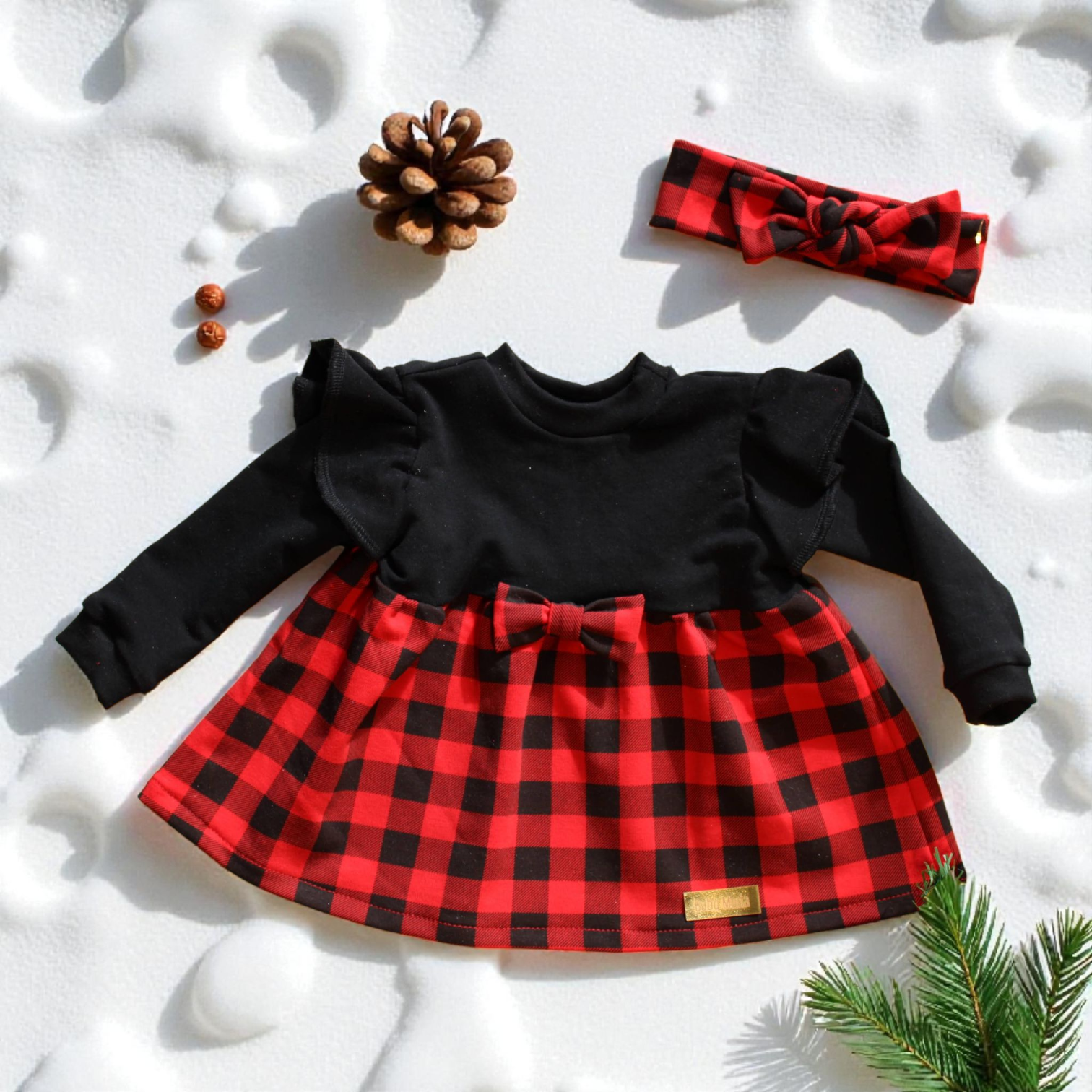 Sukienka w kratę vichy - obrazek 2