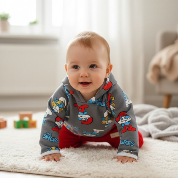 Dres niemowlęcy Smerfy