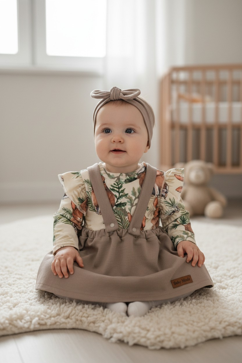 Bluzeczka z falbanką ZAJĄCZKI