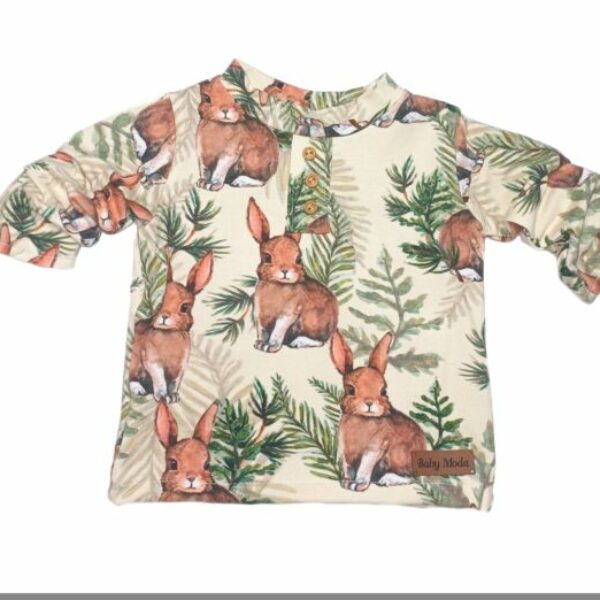 Bluzeczka z guziczkami ZAJĄCZKI